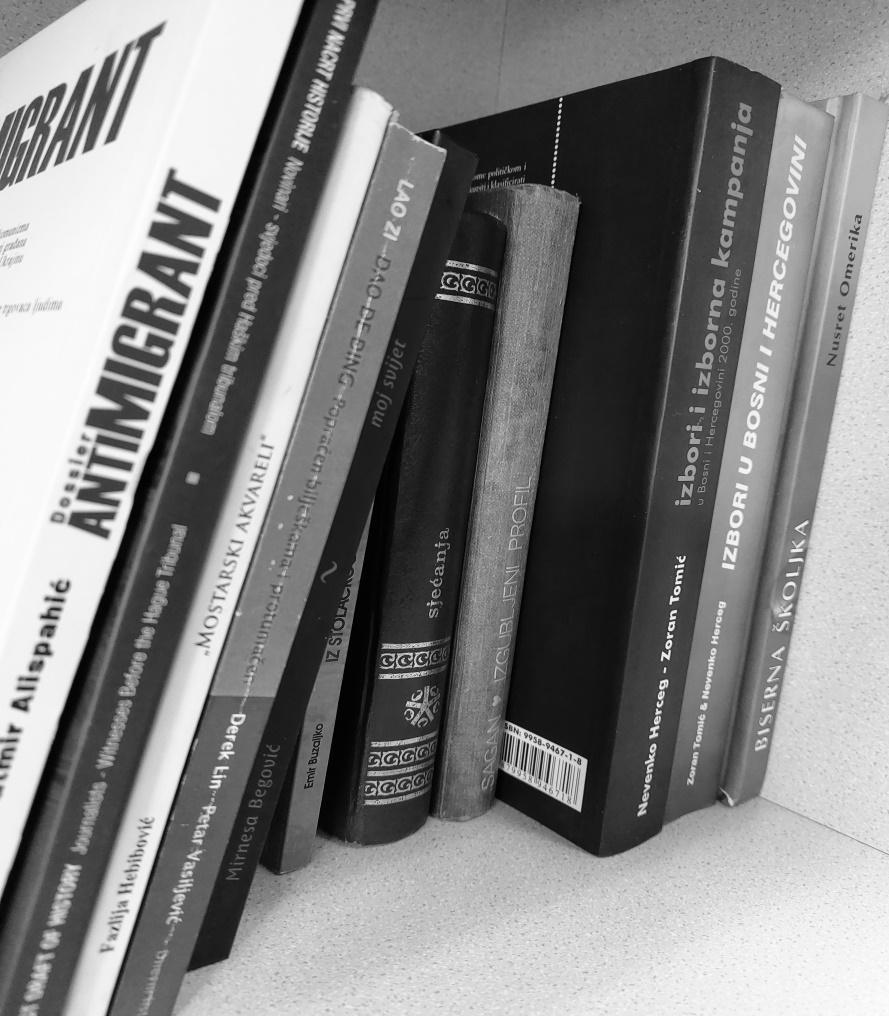 A group of books on a shelf

Description automatically generated